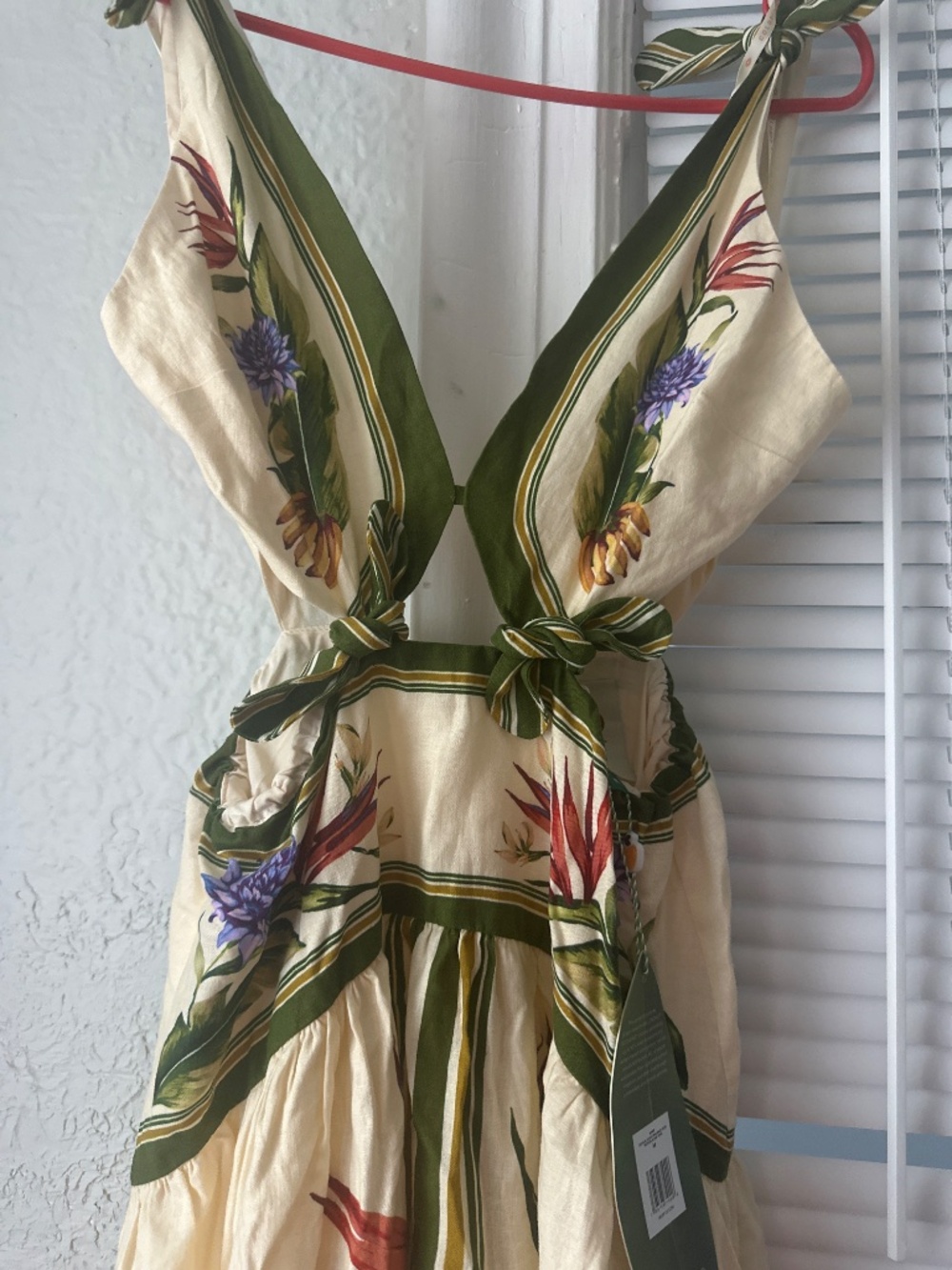 Farm Rio Sand Tropical Scarf Maxi Dress - Picture 6 of 6